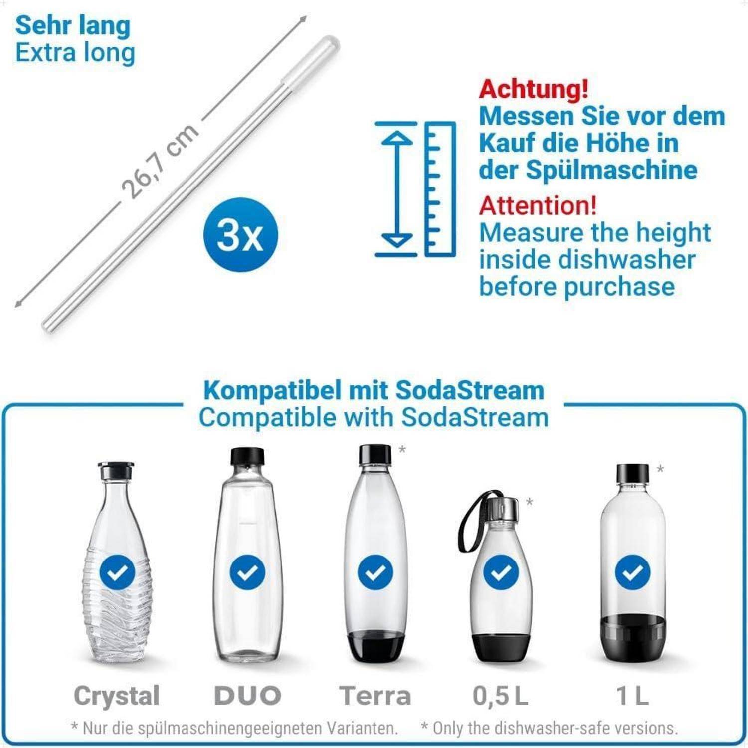 Spülmaschineneinsatz Flaschenhalter Glashalter Silikonkappe 3er Set
