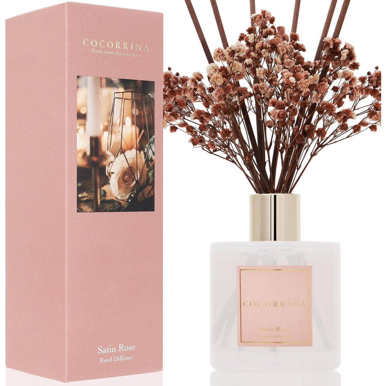 Raumduft Reed Diffuser Satin Rose Raumduft 200ML 1 Stück
