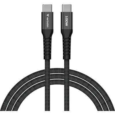 Verbatim Sync & Charge USB-C to 100W Magn. 120cm Black Multimedia-Technik Ladekabel