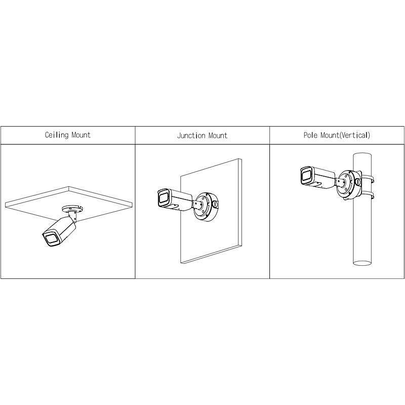 Dahua IPC-HFW3449TP-ZS-IL-B IP-Kamera 4MPx TN IR, 4 MegapixelBullet Kamera | Blickwinkel:104° - 29° (Objektiv-Brennweit