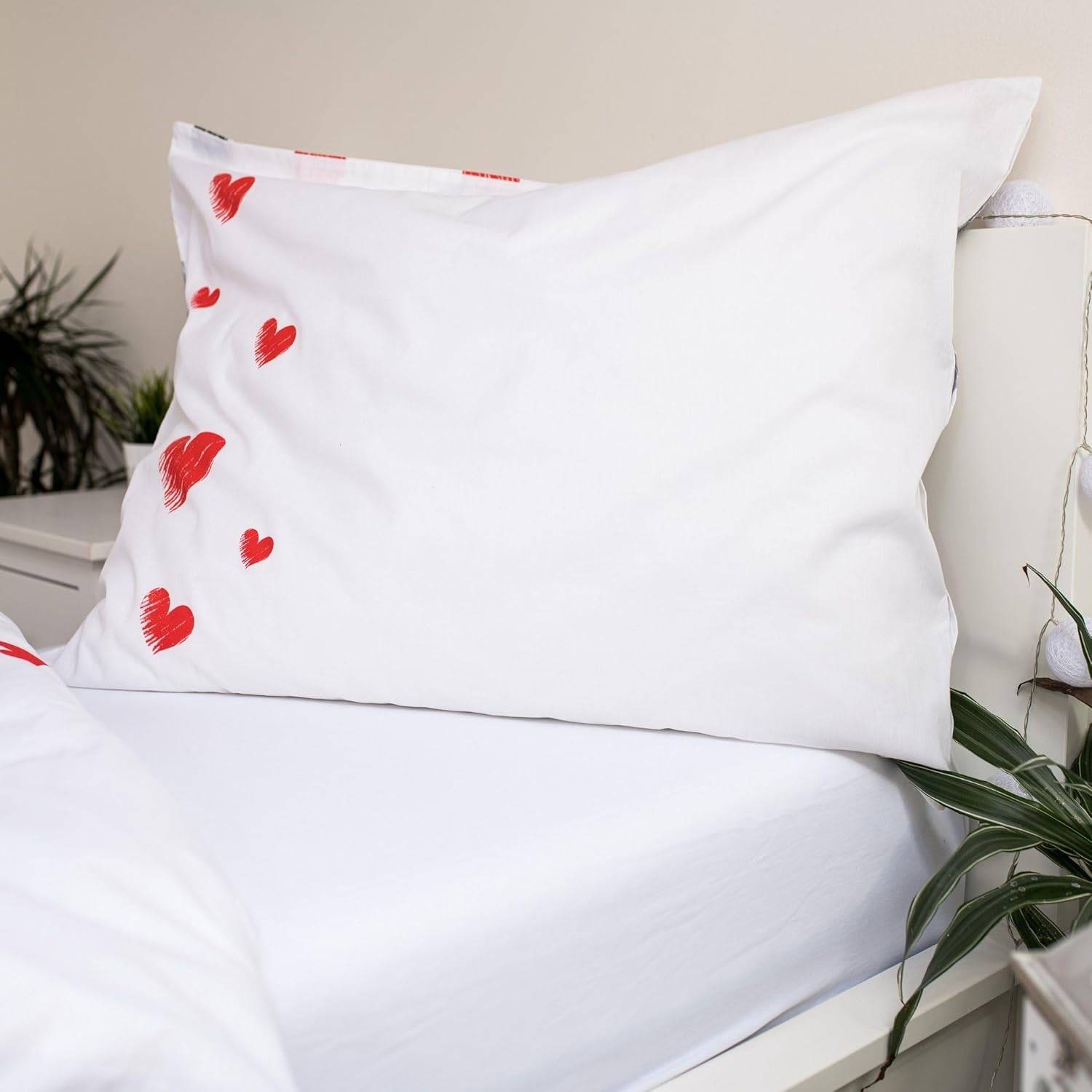 Disney Minnie Maus in Love Partner Bettwäsche Micky 140x200 + 70x90 cm