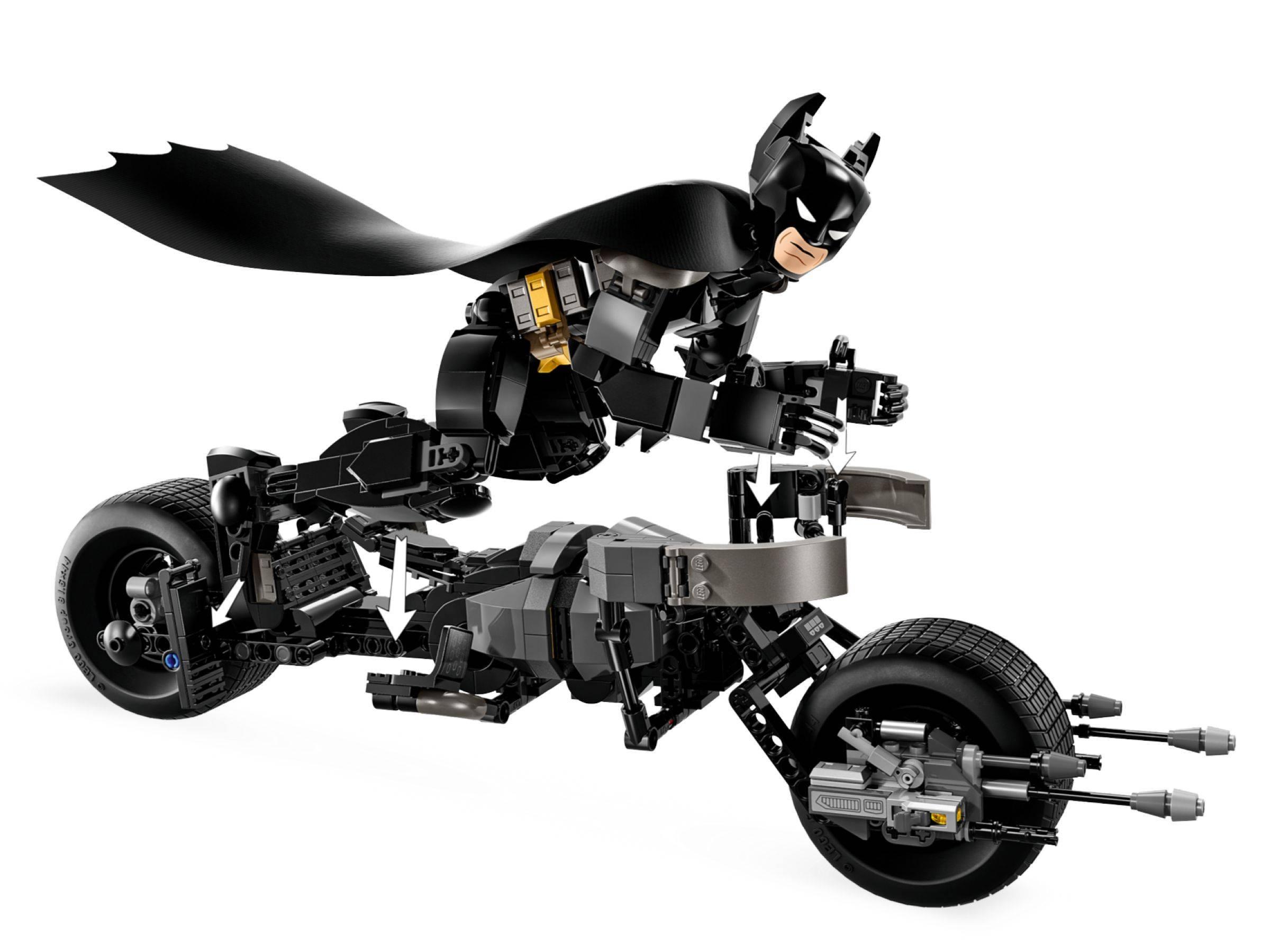LEGO® Super Heroes 76273 Batman™ Baufigur mit dem Batpod