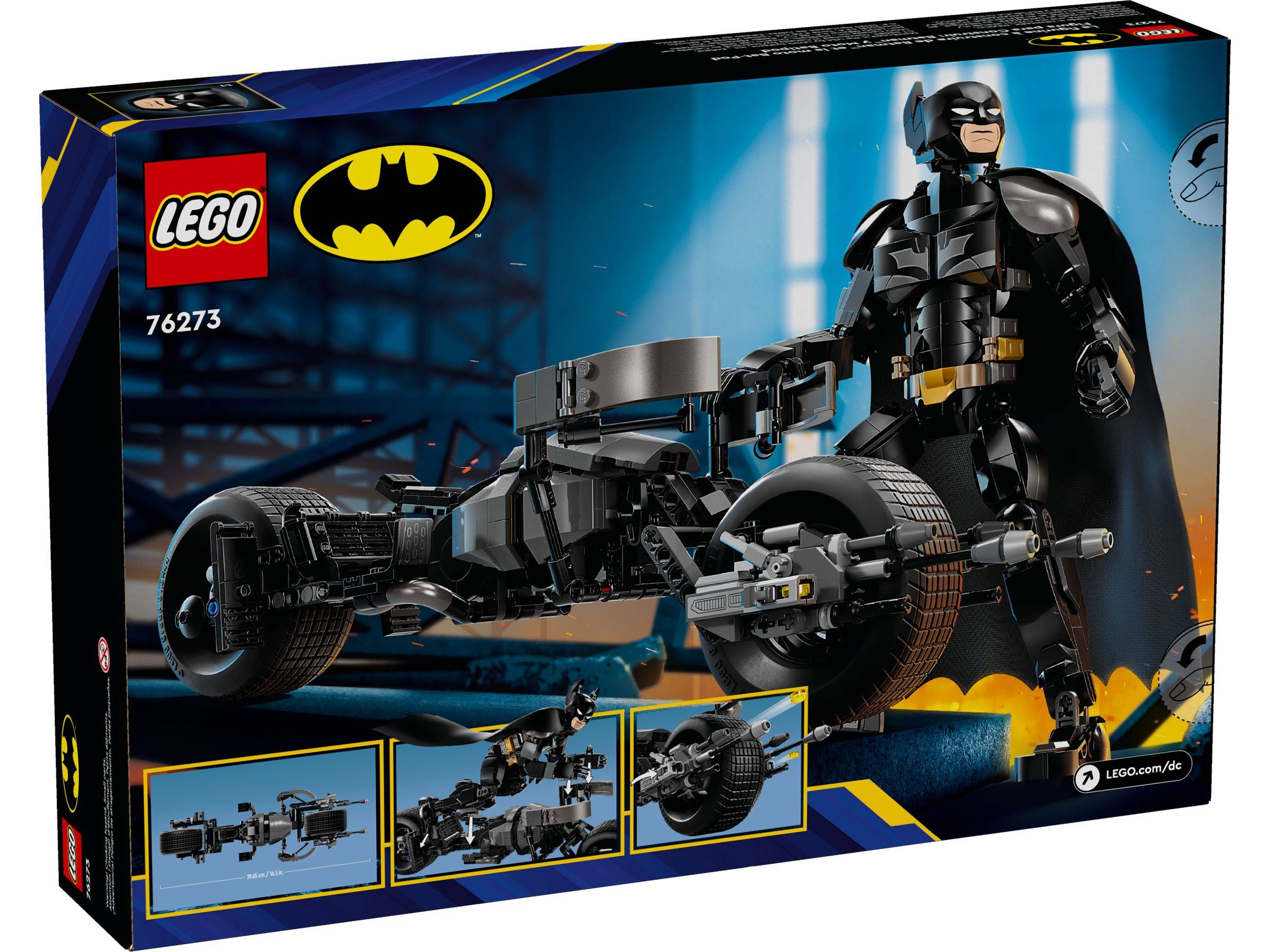 LEGO® Super Heroes 76273 Batman™ Baufigur mit dem Batpod