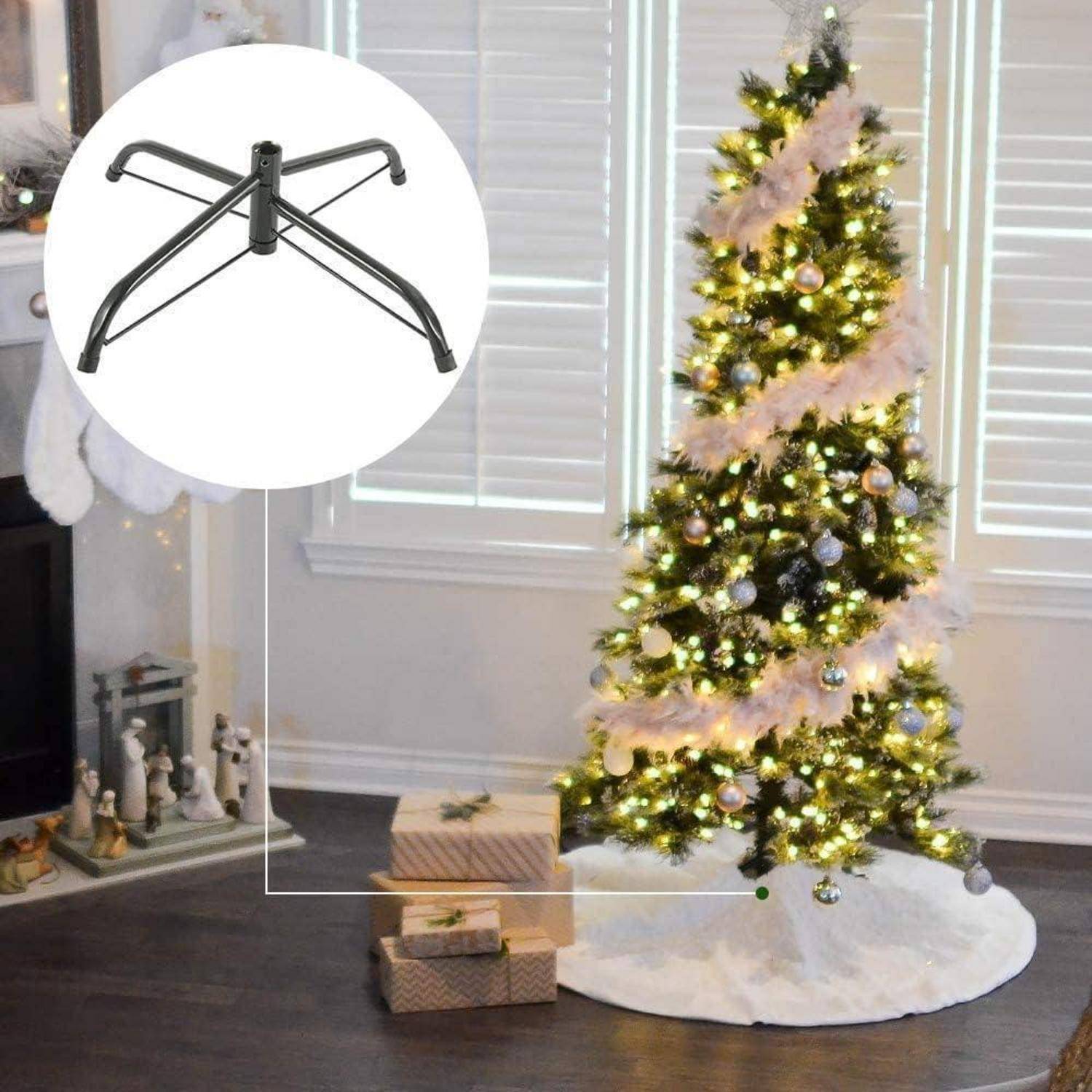 Weihnachtsbaumständer Christbaumständer Eisenständer 42cm