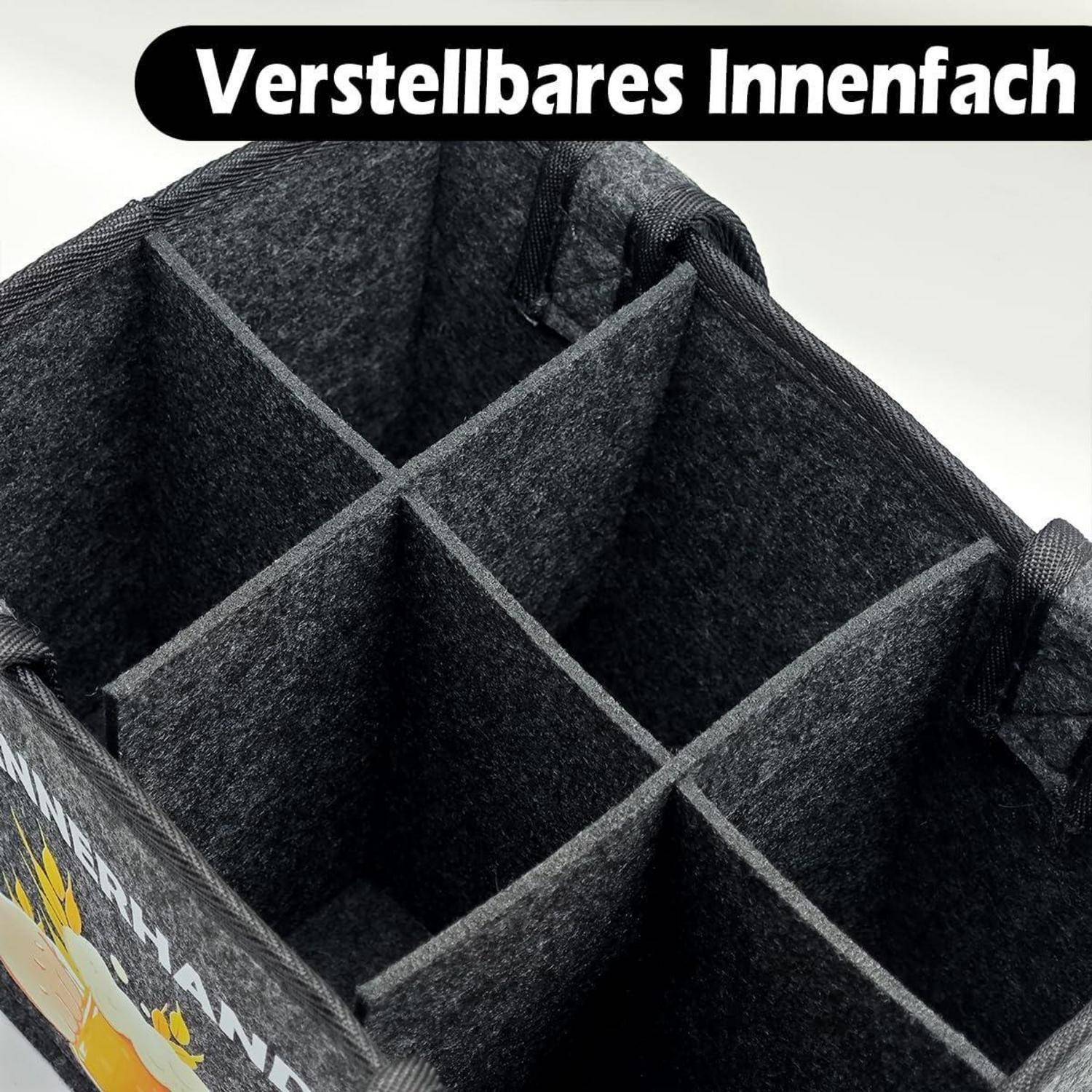Lustiges Männer Bier Geschenk Handtasche Flaschentasche 6 Flaschen