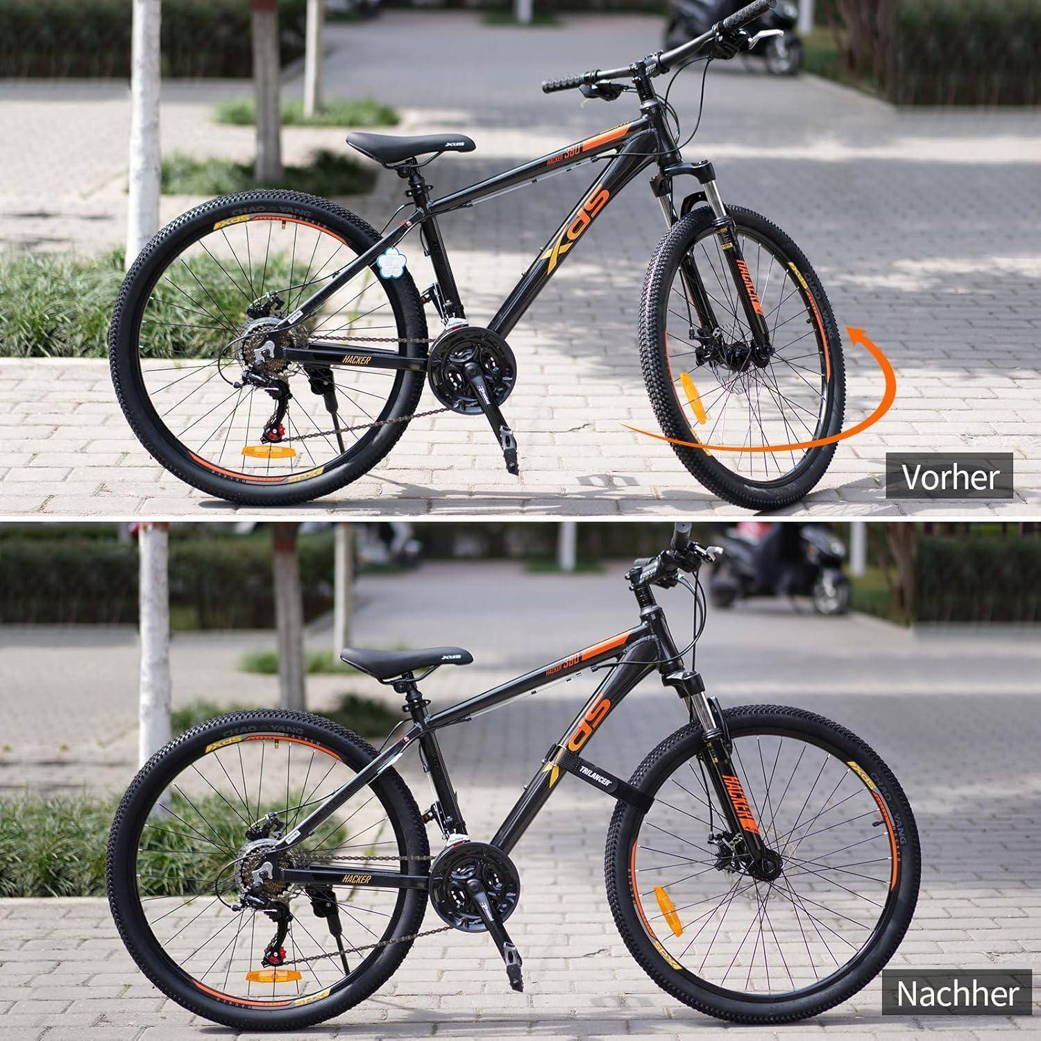 Fahrradträgergurte 2er-Pack verstellbar für Auto Wandhalterung 75 cm x