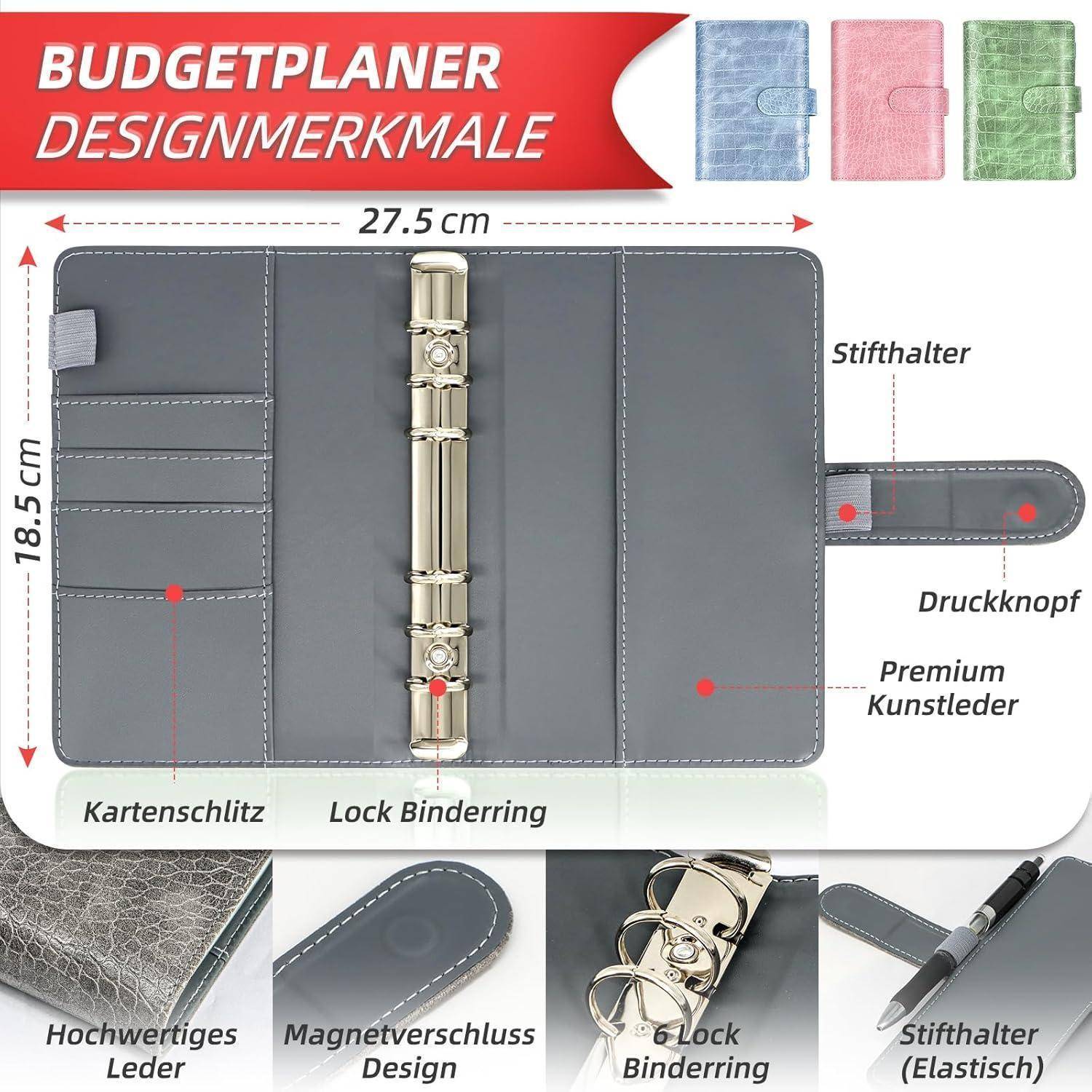 2024 Geld Sparen Challenge Buch 8 Spar Challenges Budget Planner A6