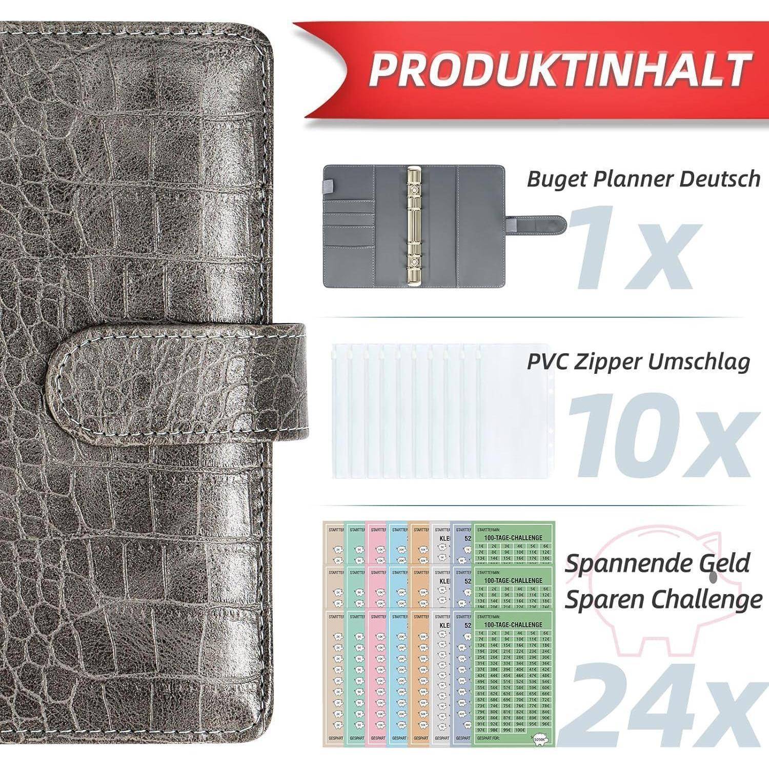 2024 Geld Sparen Challenge Buch 8 Spar Challenges Budget Planner A6