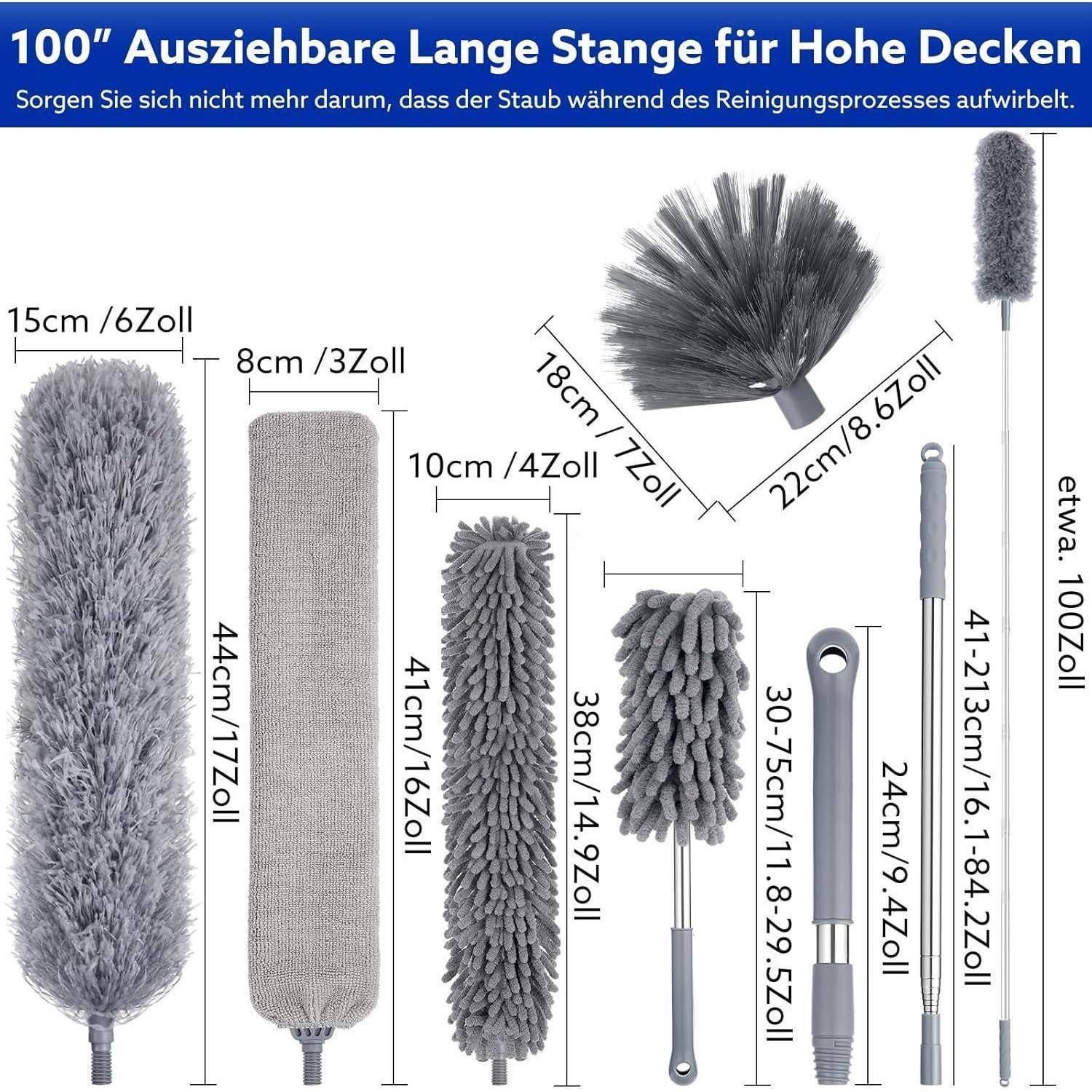 Staubwedel-Set mit 100