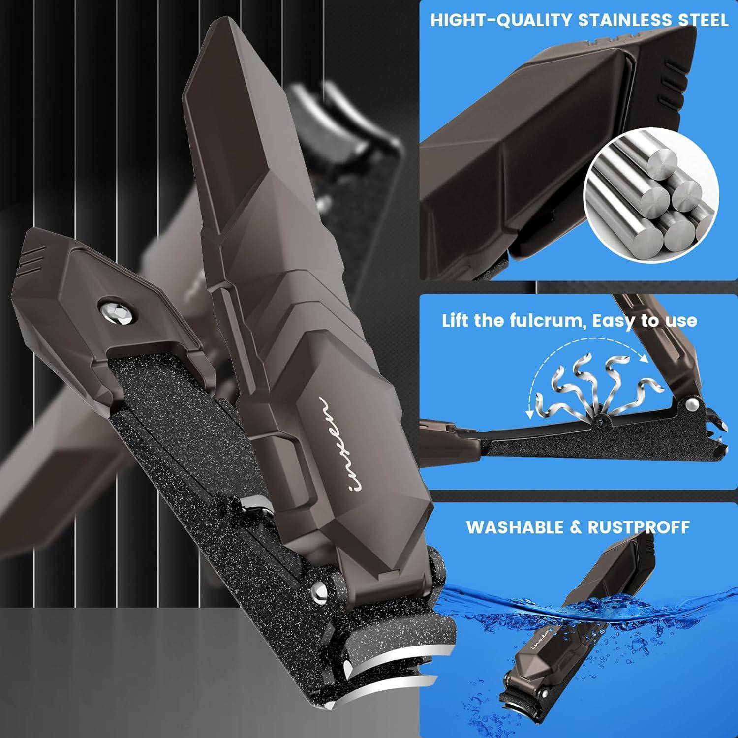 Robuster Dosenöffner aus hochwertigem Edelstahl. Mit ergonomischem Griff für einfache Bedienung. Waschbar und rostfrei.