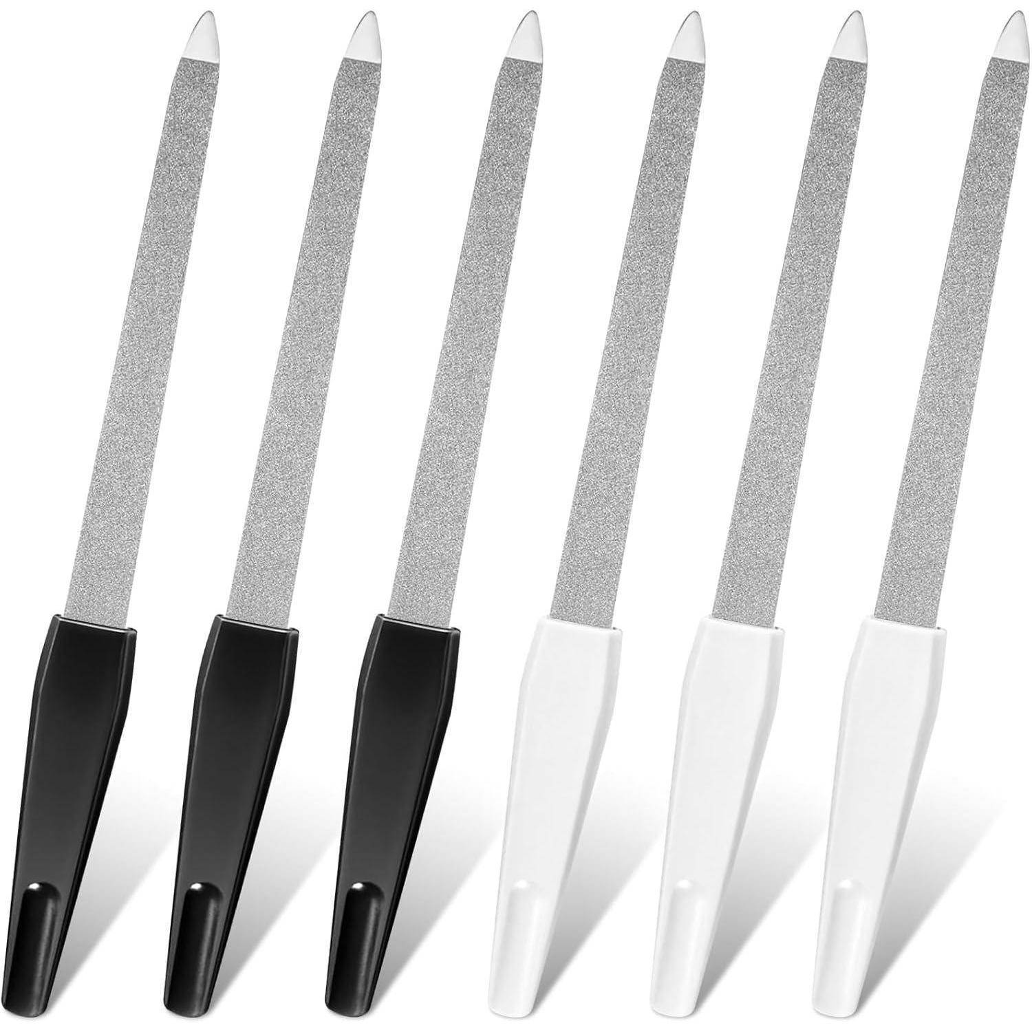 6 Stück Nagelfeile Naturnägel Maniküre Pediküre Nail File