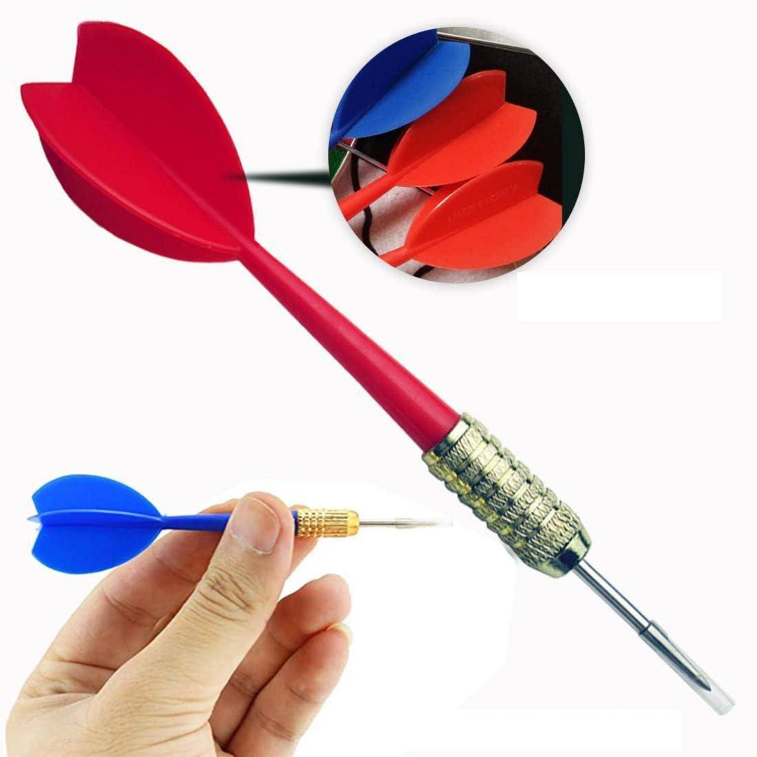 10 Profi Dartpfeile Metallspitze Steeldarts 5 Farben