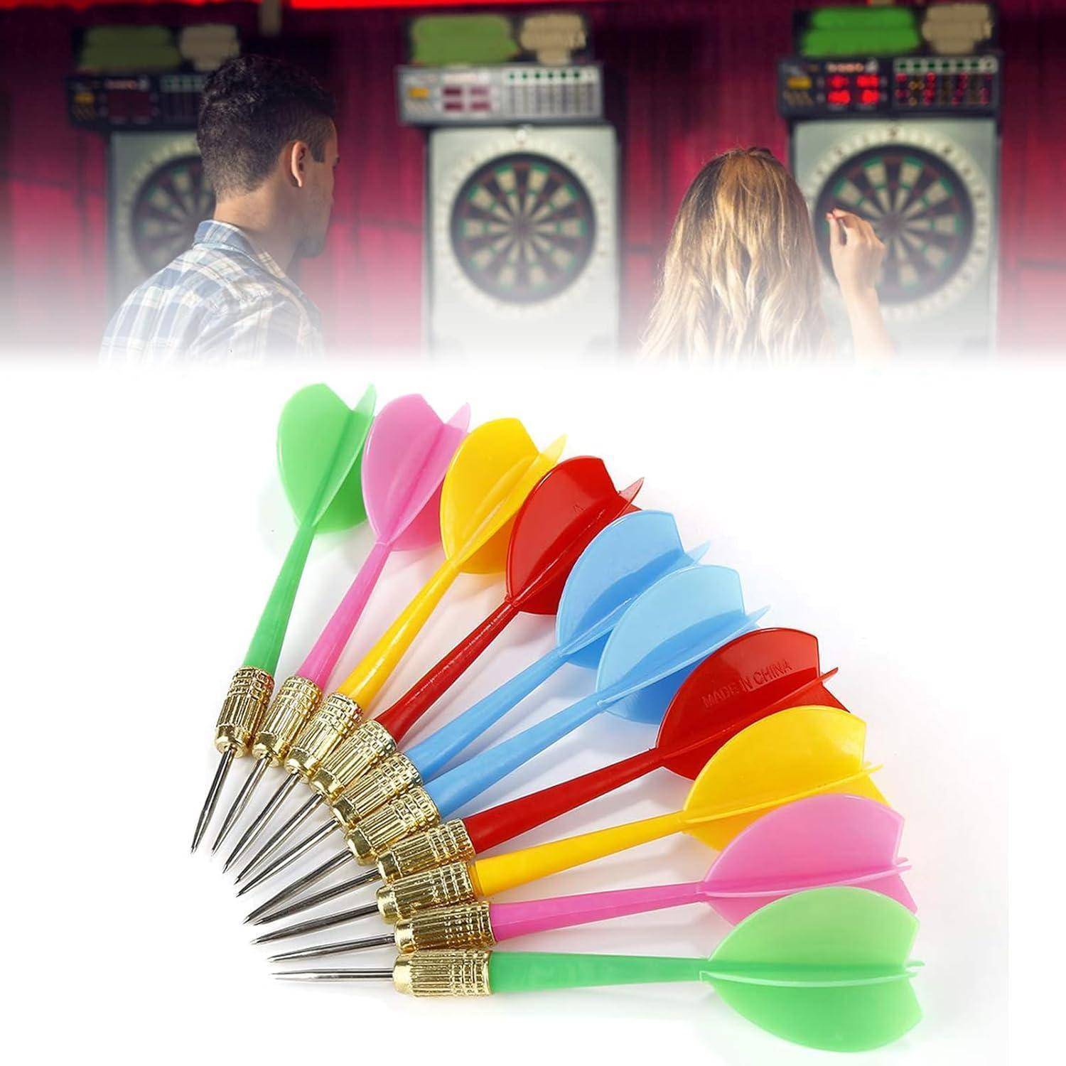 10 Profi Dartpfeile Metallspitze Steeldarts 5 Farben
