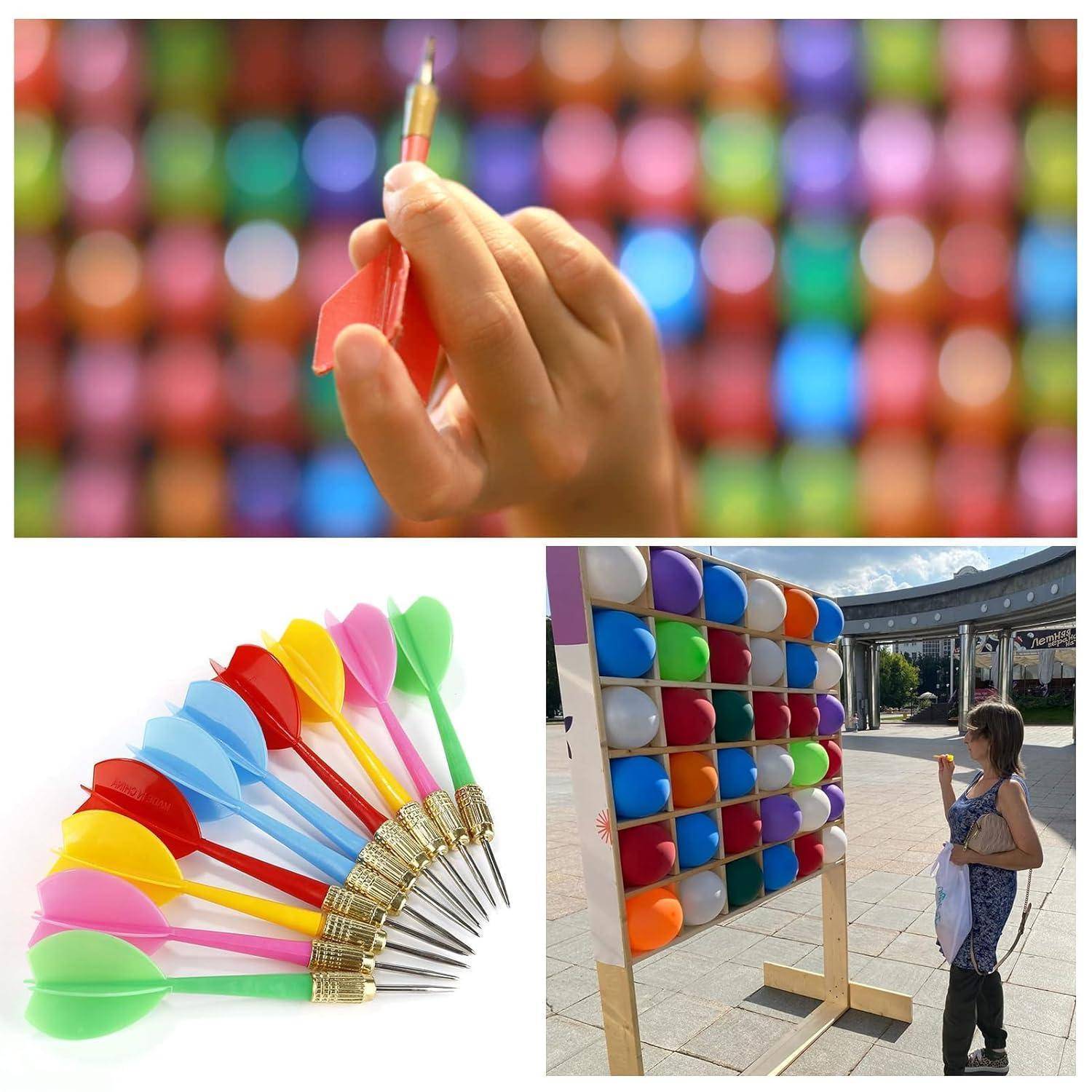 10 Profi Dartpfeile Metallspitze Steeldarts 5 Farben