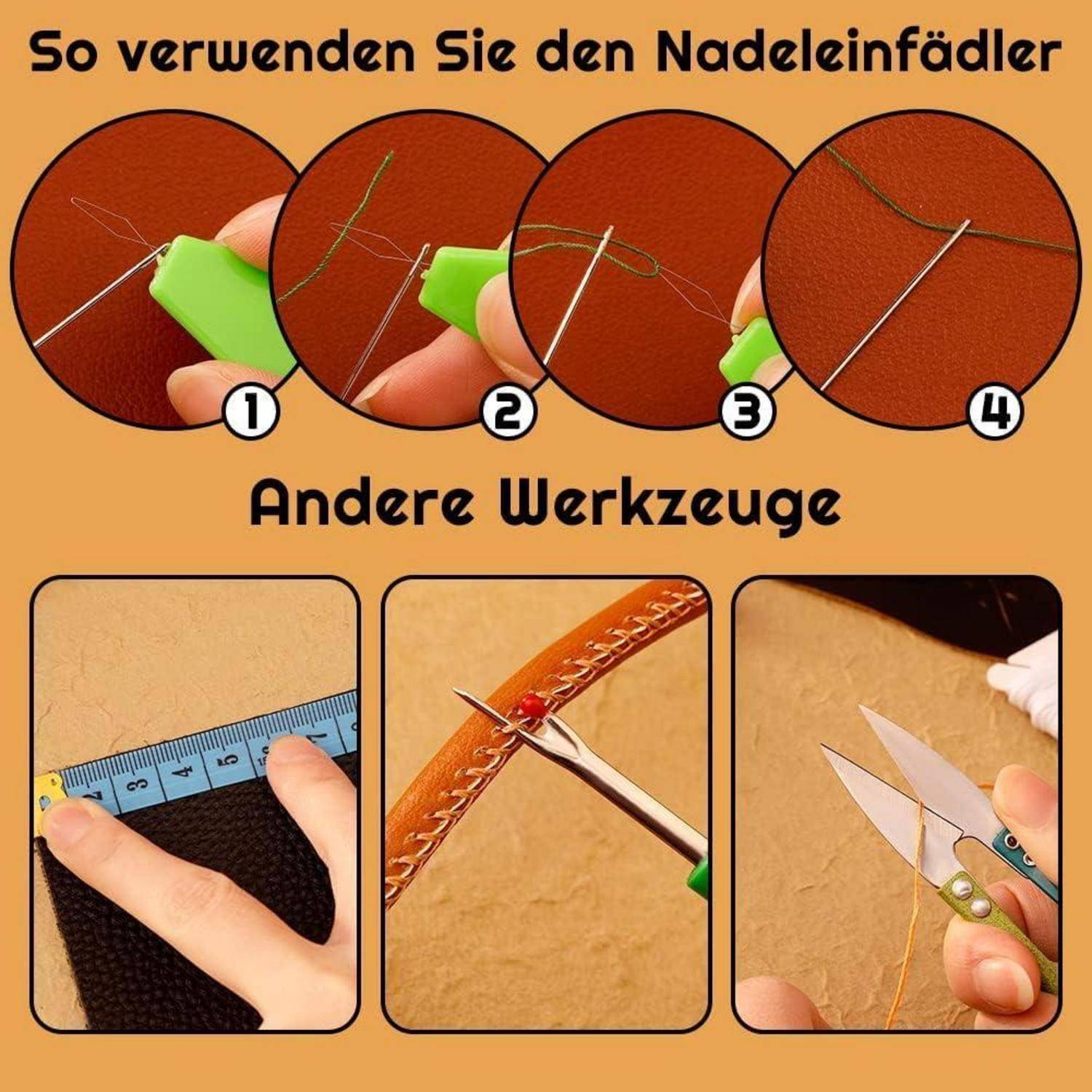 „Anleitung zur Verwendung des Fadeneinführers