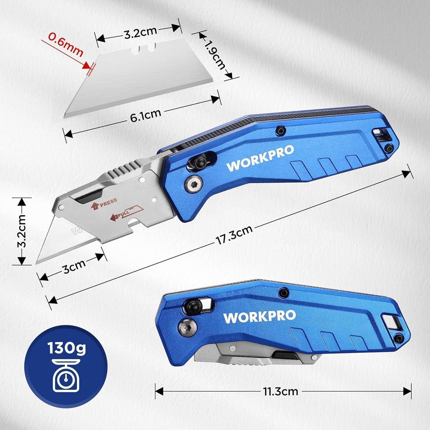 Klappmesser Aluminium Cuttermesser Universalmesser Slip Lock 10