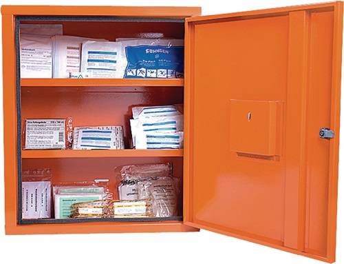 W. Söhngen GmbH Verbandschrank EUROSAFE B490xH560xT200ca.mm orange 1-türig SÖHNGEN 0503009