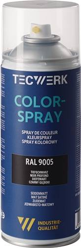 Farbspray-Dose mit der Bezeichnung „RAL 9005