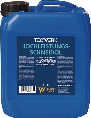2000354625 Hochleistungsschneidöl 5l Kanister TECWERK