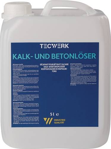 2000354680 Kalk-/Betonlöser 5l Kanister TECWERK