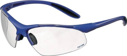 AS Arbeitsschutz GmbH 2000370080 Schutzbrille DAYLIGHT PREMIUM EN 166 Bügel dunkelblau,Scheibe klar PC TECWERK