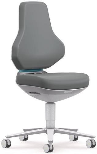Interstuhl Büromöbel GmbH & Co. KG Arbeitsdrehstuhl Texon Rl.Skintec grau 9173R-4002