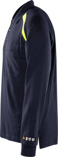 Fristads Flamestat Poloshirt Langarm 784 PFLA - Marineblau/4XL 100472-540-4XL