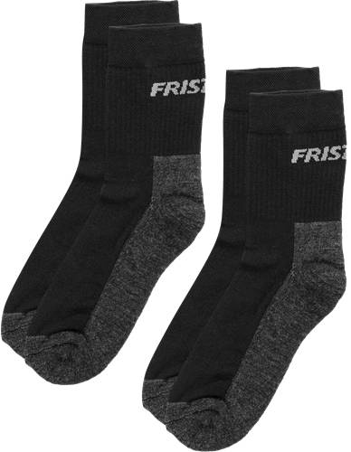 Fristads Wollsocken 2er-Pack 9168 SOW - Schwarz/36/39 126906-940-36/39