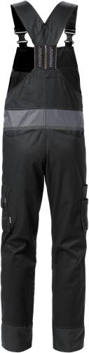 Fristads Latzhose 1555 STFP - Schwarz/Grau/C50 129486-996-C50