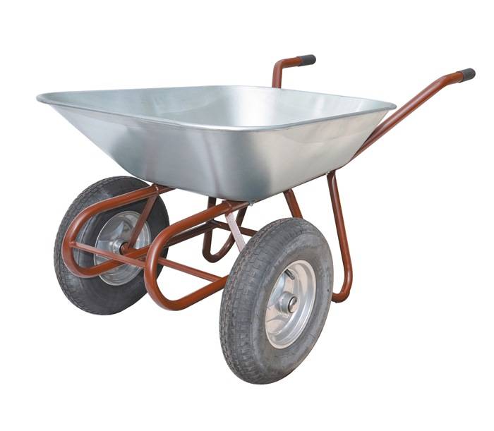 Müller & Baum GmbH & Co. KG Schubkarre Zweirad 85l Luftrad 24kg Stahlfelge m.Kugell.MÜBA 72550