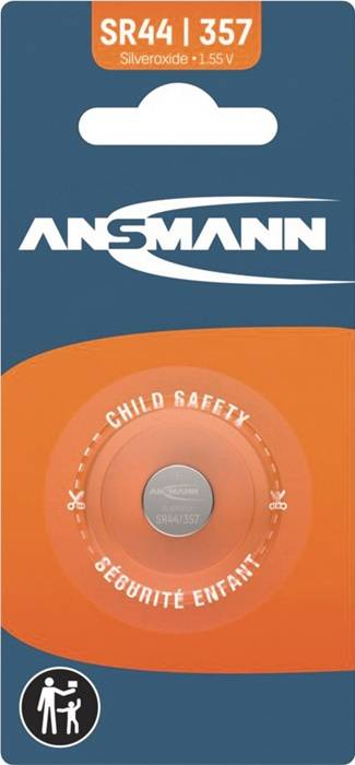 Ansmann AG Knopfzelle 1,55 V 133 mAh SR44 11,6x5,4mm 1 St./Bl.ANSMANN 1516-0011