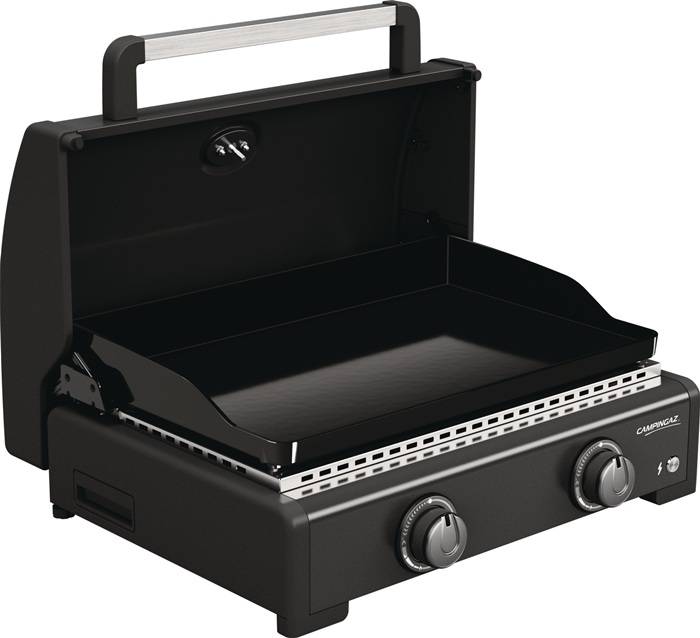 Camping Gaz (Deutschland) GmbH Gasgrill Plancha Onyx 2 Cook 2 Blue Flame Brenner (Edelstahl) CAMPINGAZ 2217205