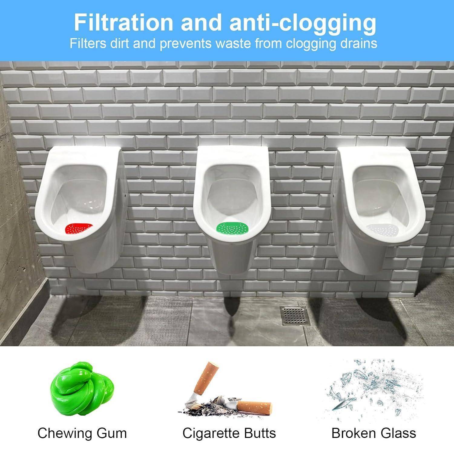 12er Pack Urinalsieb mit Duft | Spritzschutzmatte für Gewerbliche Orte