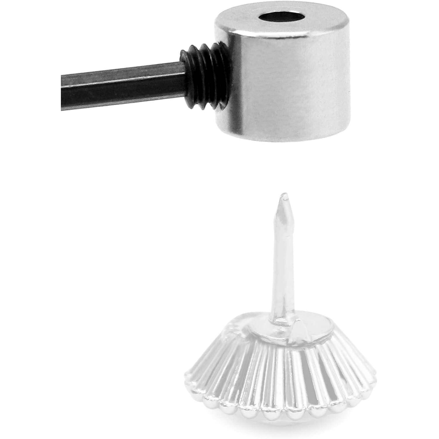 60 Stück Pin Keeper Anstecker Schraubenschlüssel Set 6x5 mm