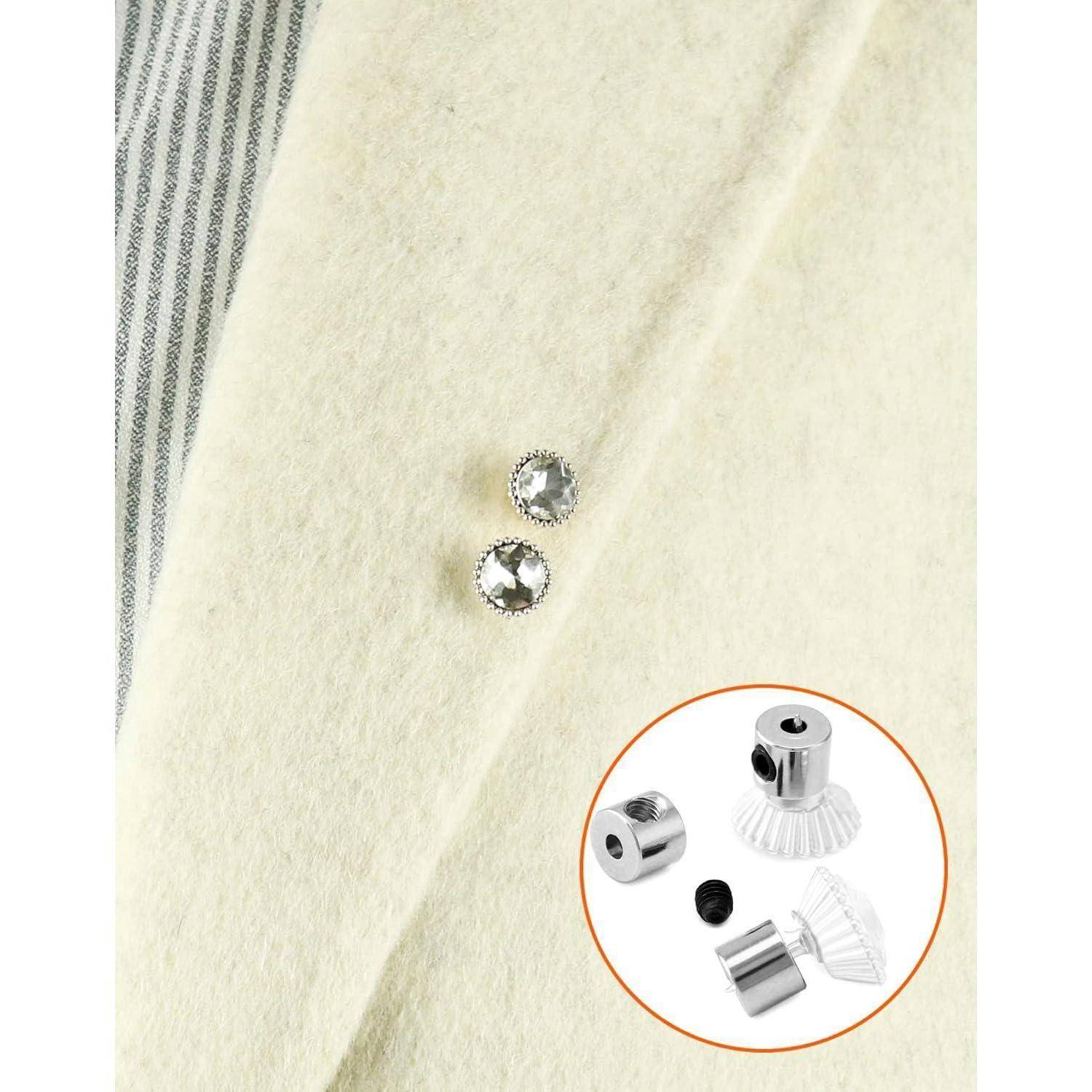 60 Stück Pin Keeper Anstecker Schraubenschlüssel Set 6x5 mm