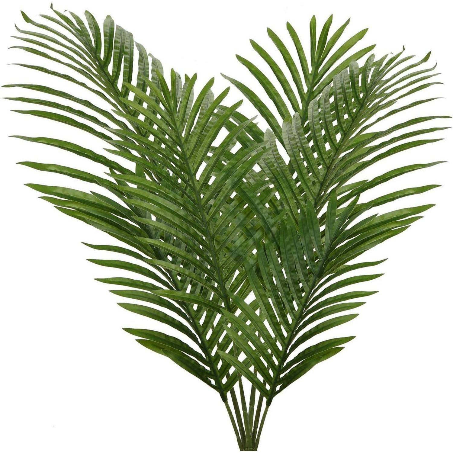 Künstliche Palmwedel Kunstpflanze Palme Textilpalmwedel 6er Set