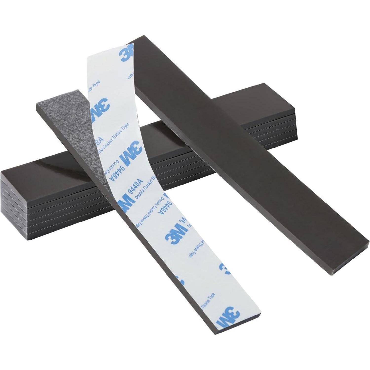 Magnetstreifen Selbstklebend Stark 4mm 8 Stück Magnetklebeband