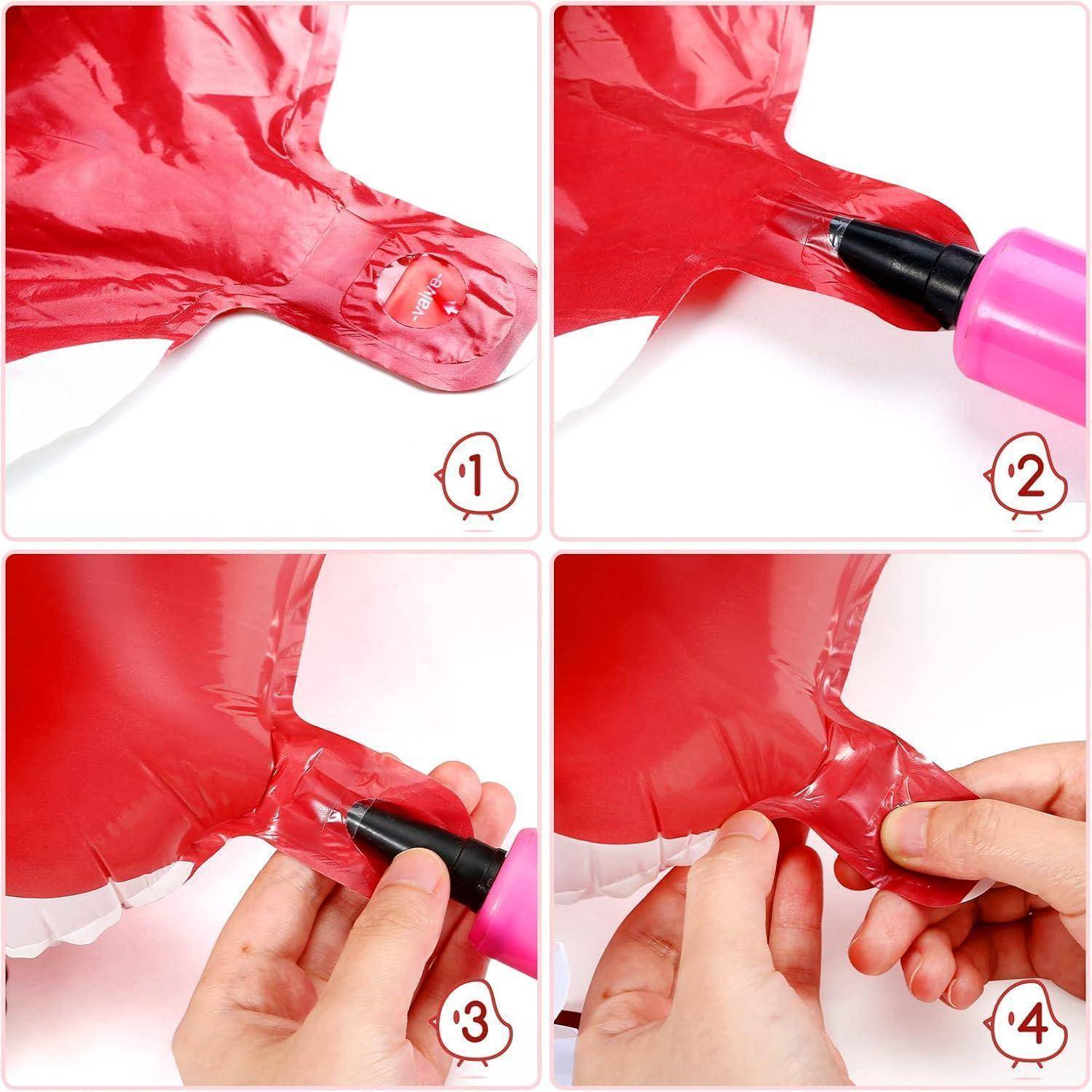 Luftballons Helium Folienballon Airwalker Tiere Party Set 5