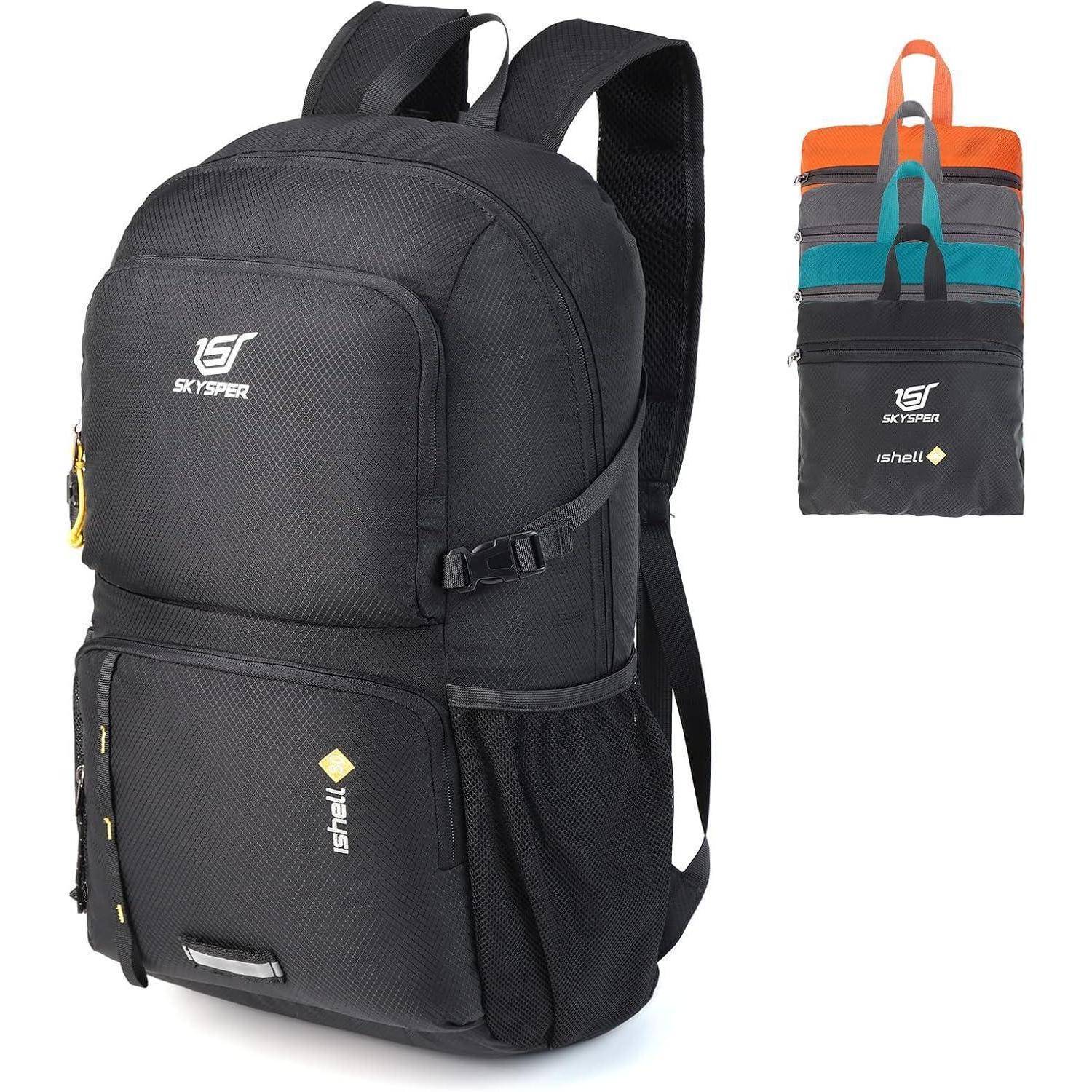 Ultraleichter Faltbarer Rucksack mit Nassfach wasserfest 30L
