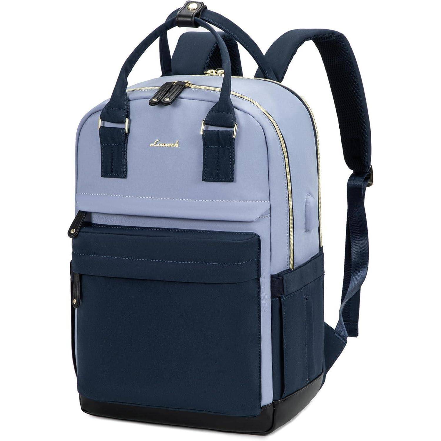 Rucksack Damen Herren 15,6 Zoll Laptop-Fach, Wasserdicht Schultasche