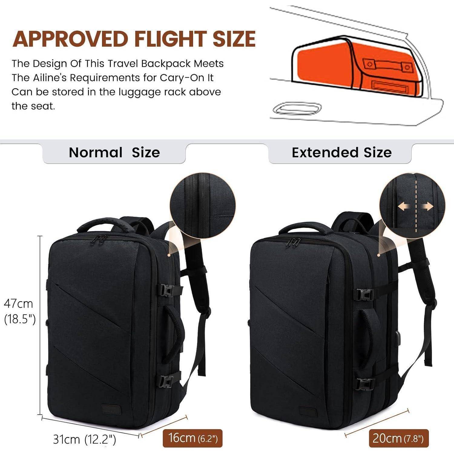 Handgepäck Rucksack 30L Reiserucksack Business Laptop 15,6 Zoll