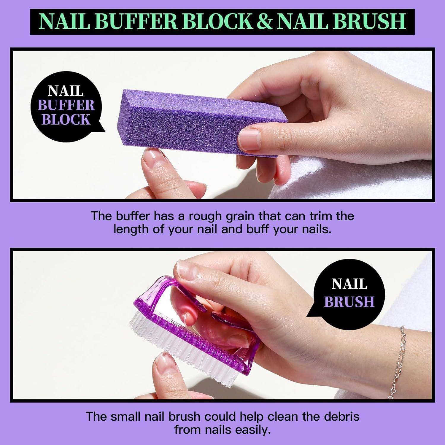 Nagelfeilen Set Maniküre Pediküre Buffer Nagelzange Nagelhautschieber