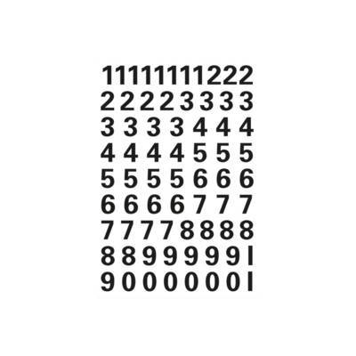 Die Zahlen 1 bis 9 werden mehrmals in Zeilen wiederholt. Das Muster wechselt von 1en zu 0en mit zunehmender Sequenzlänge pro Zeile.