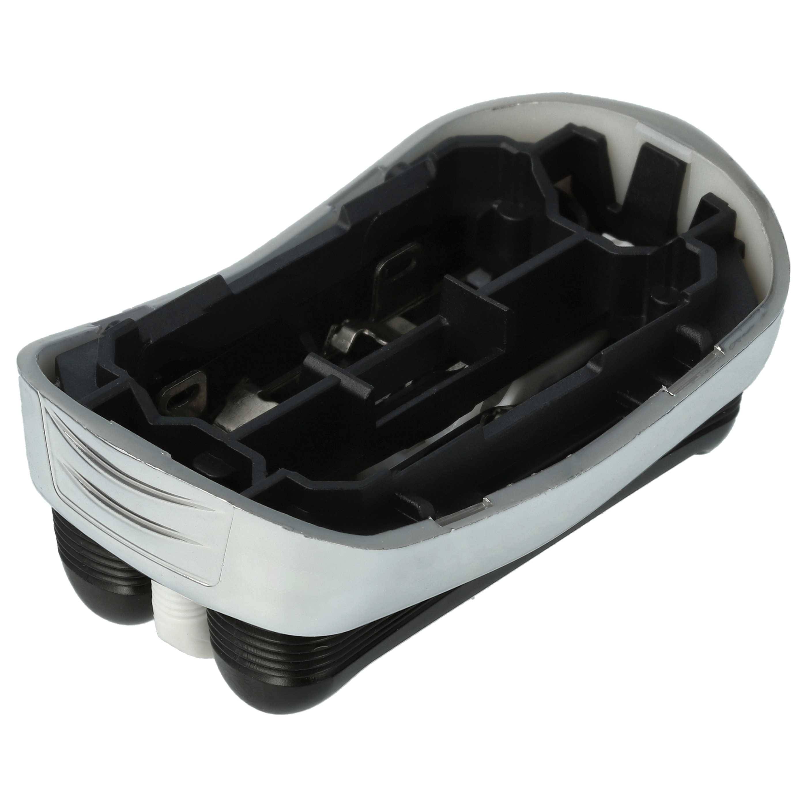 vhbw 3x Ersatz-Scherköpfe kompatibel mit Braun alte Generation 370cc, 395cc, 390cc, 370, 380 Elektrorasierer, Silber