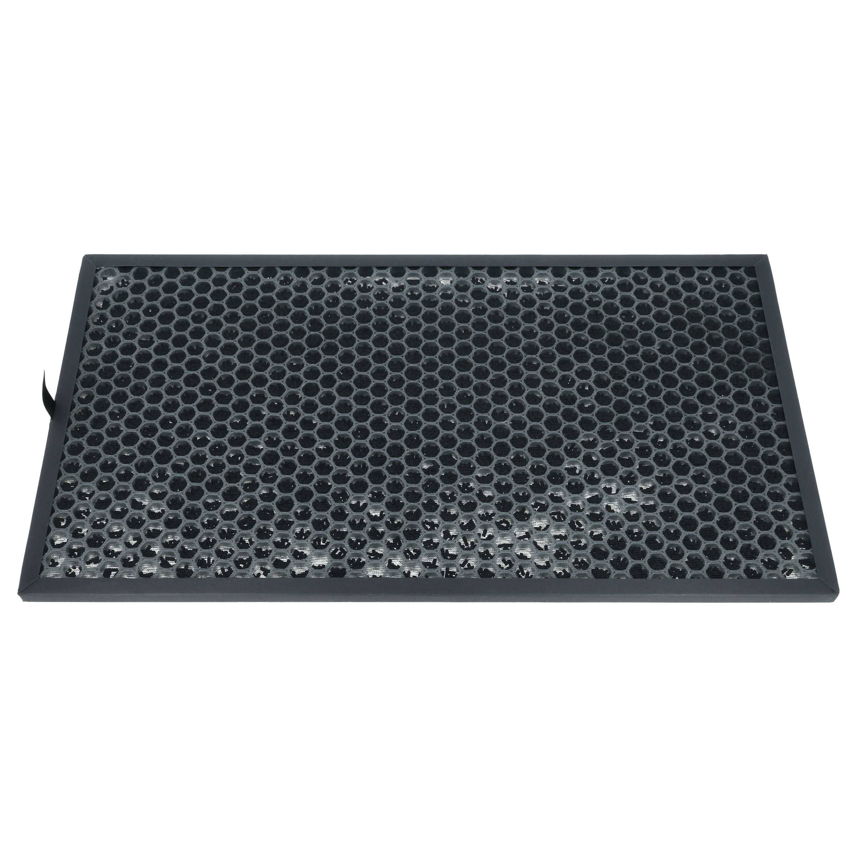 Eine rechteckige schwarze Gummimatte mit Wabenmuster, die auf den Boden gelegt wird, um Ermüdung zu reduzieren und Griffigkeit zu bieten.