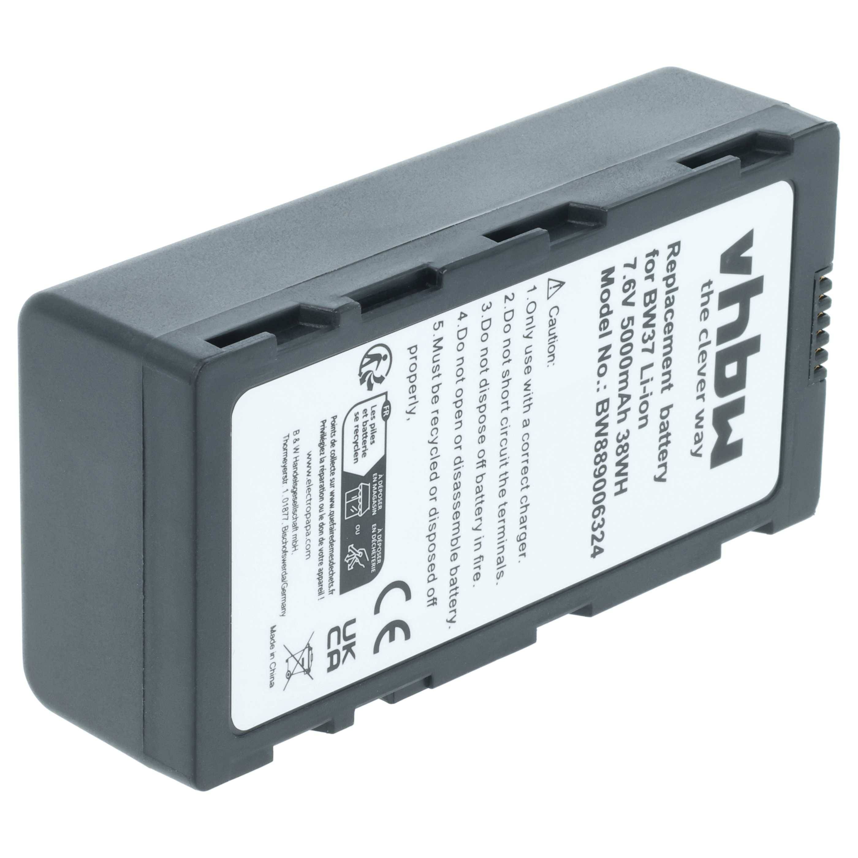 Wiederaufladbare Batterie mit Aufschrift 