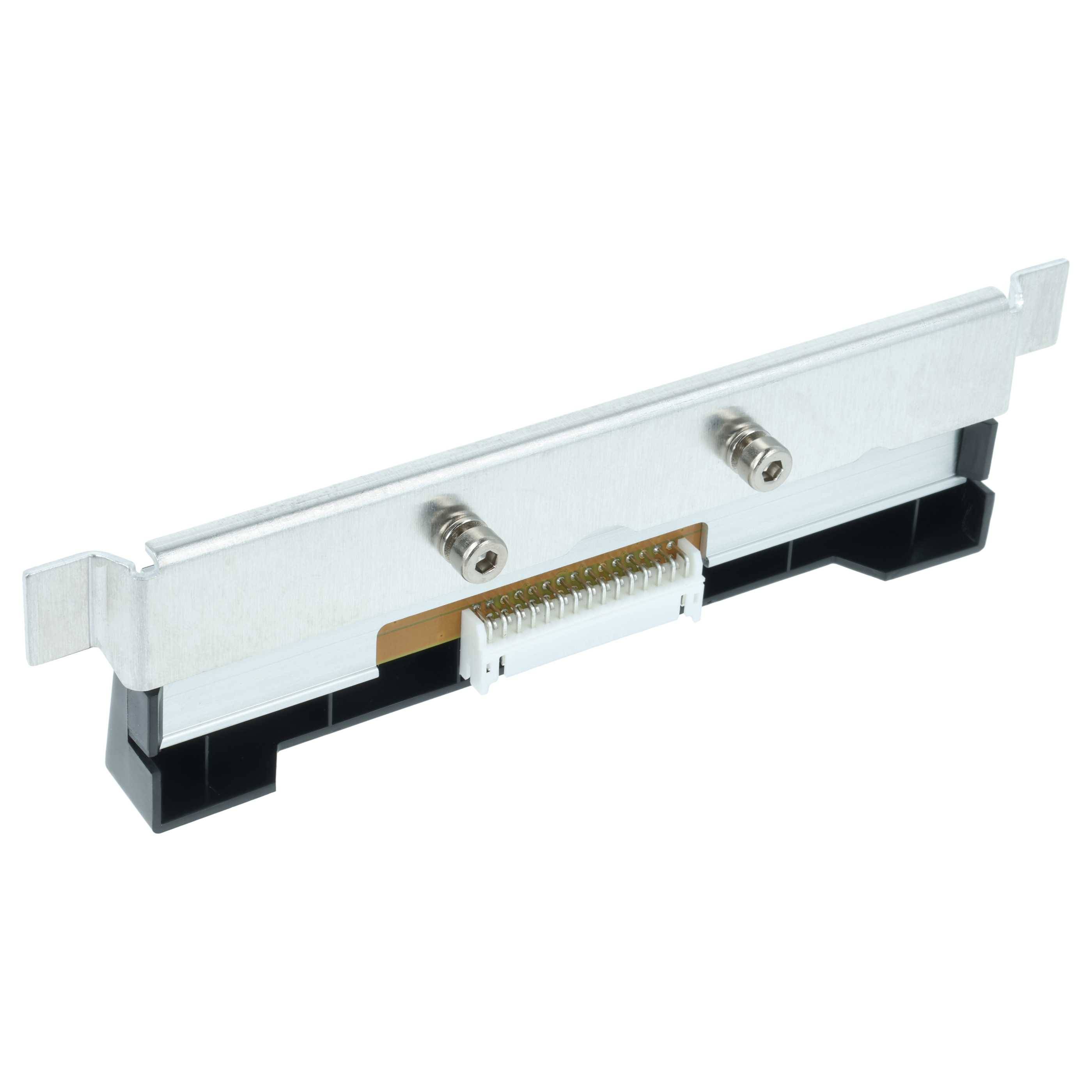 Eine Computer-Erweiterungssteckplatz-Halterung mit Anschlussport und Metallbefestigungsstreifen, die verwendet wird, um zusätzliche Hardware innerhalb eines PC-Gehäuses zu befestigen.