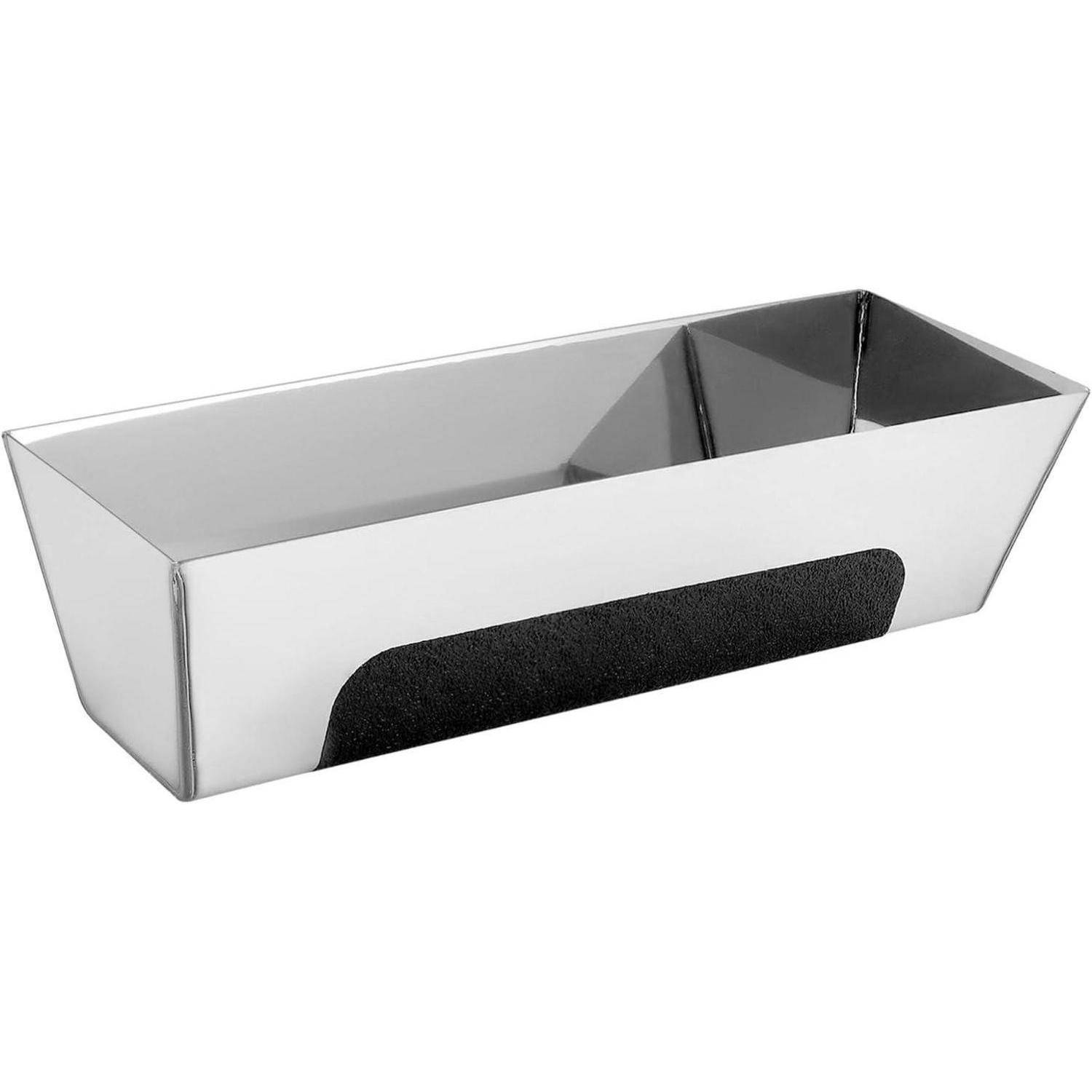 Spachtelkasten Edelstahl 30,5 cm rechteckig Antirutschpad