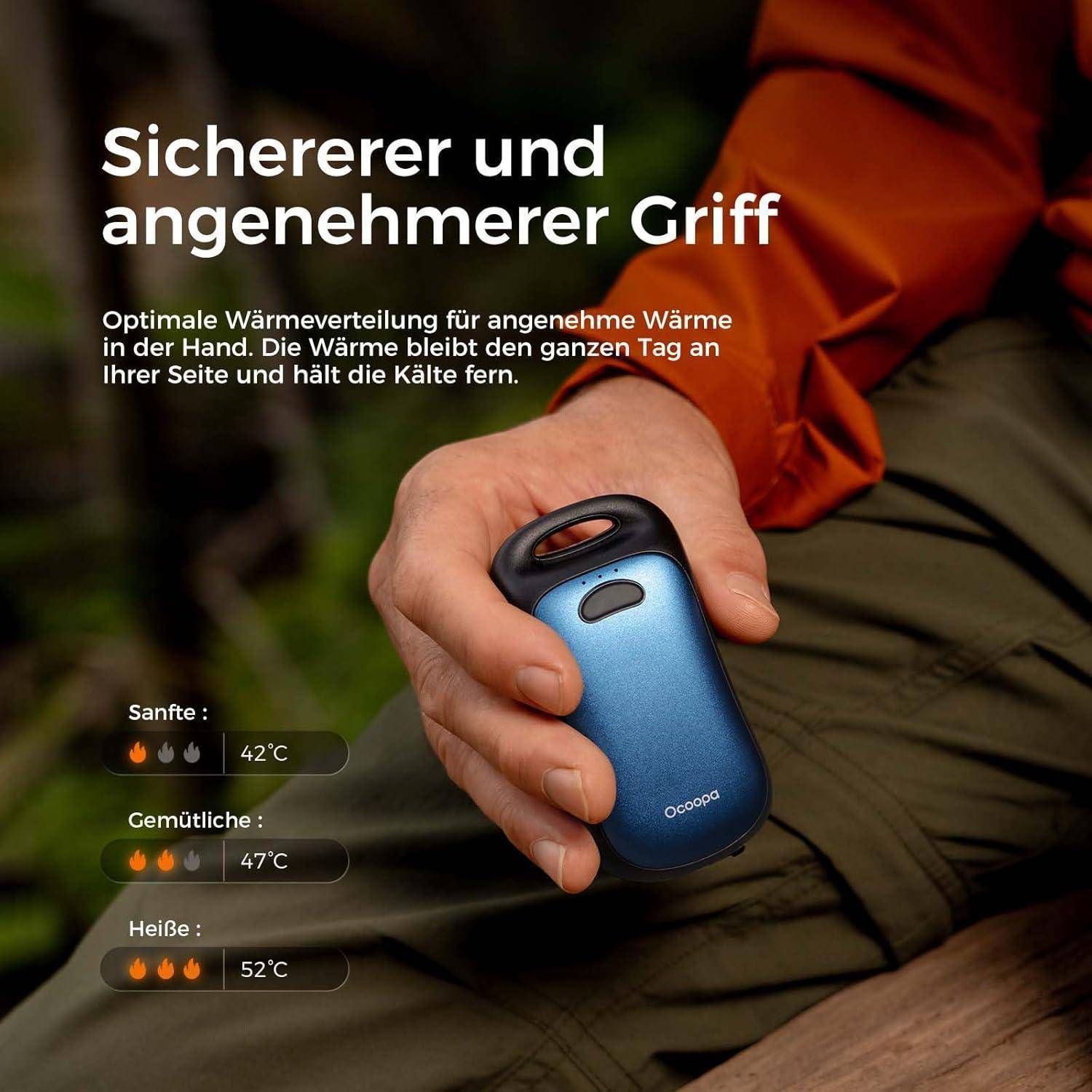 Magnetische Handwärmer wiederaufladbar 2er-Pack IP45 wasserfest