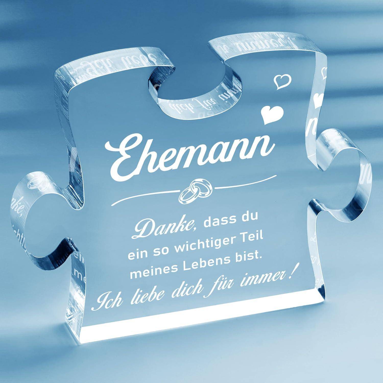 Geschenk Ehemann Acryl Puzzle Sinnvolle Geschenke Männer Liebe Dich